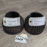 Pr Soft Ribbed Rubber Bell Boots, Pull on *vgc, dirty, sm knicks
