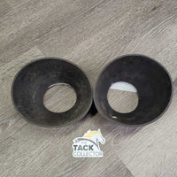 Pr Soft Ribbed Rubber Bell Boots, Pull on *vgc, dirty, sm knicks
