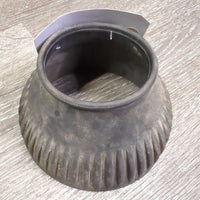 1 ONLY Hi Neck Soft Ribbed Rubber Bell Boot *gc, v.dirty, faded
