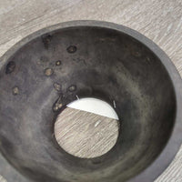 1 ONLY Hi Neck Soft Ribbed Rubber Bell Boot *gc, v.dirty, faded
