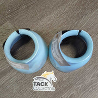 Pr Smooth Rubber Bell Boots, velcro *vgc, mnr dirt & stains
