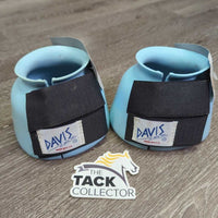 Pr Smooth Rubber Bell Boots, velcro *vgc, mnr dirt & stains
