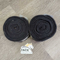 2 ZEBRA Fleece Polos *gc, clean, clumpy, hairy, linty
