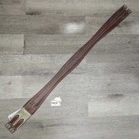 Soft Thin Leather Girth, els *vgc/xc, older, clean, elastic stains

