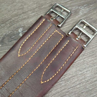 Soft Thin Leather Girth, els *vgc/xc, older, clean, elastic stains
