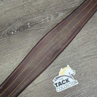 Soft Thin Leather Girth, els *vgc/xc, older, clean, elastic stains
