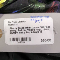 Lycra Full Face Slinky, Pull on, Velcro *vgc, clean, clumpy, hairy
