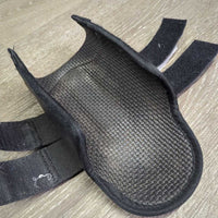 Stiff Closed Boots, velcro *vgc, clean, mnr hairy velcro, scrapes & scuffs

