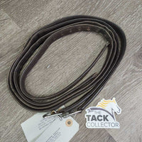 Pr Soft Nylon Lined Stirrup Leathers *gc, rubs, mnr dirt, faded, dents, threads, stretched holes
