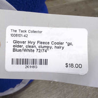 Hvy Fleece Cooler *gc, older, clean, clumpy, hairy
