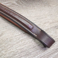 Rsd/FS Padded Browband *vgc, stiff, clean, rubs, crackles, drty, stains, scraped edges
