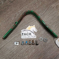 Gullet Bar, box, info sheet, bag: 4 screws, 2 washers, 1 misc *fair, v.rusted, peeled paint
