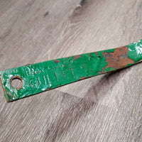 Gullet Bar, box, info sheet, bag: 4 screws, 2 washers, 1 misc *fair, v.rusted, peeled paint
