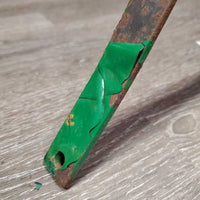 Gullet Bar, box, info sheet, bag: 4 screws, 2 washers, 1 misc *fair, v.rusted, peeled paint
