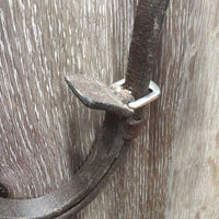Rsd/Padded Figure 8 Noseband, sheepskin *gc, clean & thick residue, scrapes, rubs, faded
