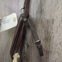 Rsd/Padded Figure 8 Noseband, sheepskin *gc, clean & thick residue, scrapes, rubs, faded
