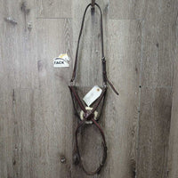 Rsd/Padded Figure 8 Noseband, sheepskin *vgc/xc, clean, mnr rubs, residue, fading & scrapes
