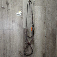 Rsd Figure 8 Noseband, sheepskin *vgc/gc, rubs, clean, faded, peeling, edge scrapes
