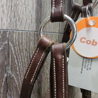 Rsd Figure 8 Noseband, sheepskin *vgc/gc, rubs, clean, faded, peeling, edge scrapes
