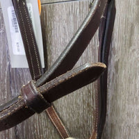 Rsd Figure 8 Noseband, sheepskin *vgc/gc, rubs, clean, faded, peeling, edge scrapes
