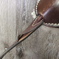 Rsd Figure 8 Noseband, sheepskin *vgc/gc, rubs, clean, faded, peeling, edge scrapes
