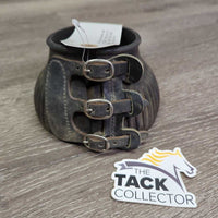 1 Only VINTAGE Soft Ribbed Rubber Bell Boot, buckle strap *gc, dirty, rubs, stains, older
