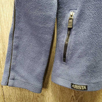 Fleece Sweater, 1/4 Zip up *gc, clumpy, hairy, threads, older, faded?, edge rubs & pills
