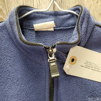 Fleece Sweater, 1/4 Zip up *gc, clumpy, hairy, threads, older, faded?, edge rubs & pills
