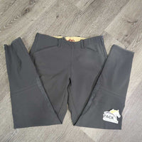 Side Zip Hvy Breeches *gc, older, seam puckers, clean , hairy velcro, waist rubs
