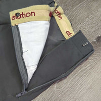 Side Zip Hvy Breeches *gc, older, seam puckers, clean , hairy velcro, waist rubs

