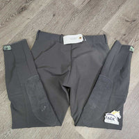 Side Zip Hvy Breeches *gc, older, seam puckers, clean , hairy velcro, waist rubs
