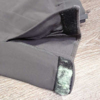 Side Zip Hvy Breeches *gc, older, seam puckers, clean , hairy velcro, waist rubs
