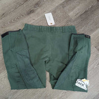 Side Zip Breeches *gc, older, clean, faded, stretched seat seam, mnr broken elastics
