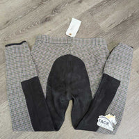 Hvy Full Seat Breeches *gc, older, clean, faded, shrunk, puckers
