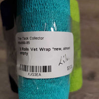 3 Rolls Vet Wrap *new, almost empty