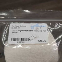 2x 3" LightPlast Rolls *new, 1/2 full
