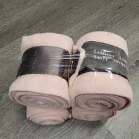 4 Fleece Polos, satin closure *like new
