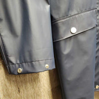Long Rain Jacket *vgc, stained tag, unstiched zipper bottom
