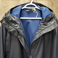 Long Rain Jacket *vgc, stained tag, unstiched zipper bottom
