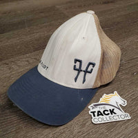 Cotton-Mesh Trucker Ball Cap *gc, dirt, stains

