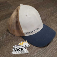 Cotton-Mesh Trucker Ball Cap *gc, dirt, stains
