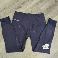 Euro Seat Riding Tight Breeches, Pull on *gc, v.faded, seam puckers, rubs, pills, older
