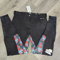 Full Seat Sticky Breeches *vg/xcc, mnr unstitched waist seams & fading
