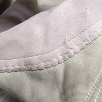 Hvy Euro Seat Breeches *gc, seam puckers, curled waist, mnr stains, seat: discolored, dingy, rubs & pills
