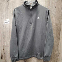 LS Fleece Lined Shirt, 1/3 Zip Up *vgc
