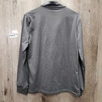 LS Fleece Lined Shirt, 1/3 Zip Up *vgc
