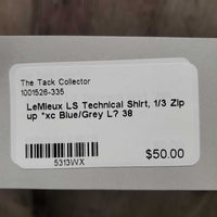 LS Technical Shirt, 1/3 Zip up *xc

