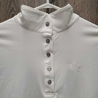 Bridgette LS Show Shirt, 1/3 Snap Up, snap Collar *like new
