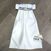 Stock Tie, attached Velcro Collar, Bling Brooch *xc, v.mnr threads
