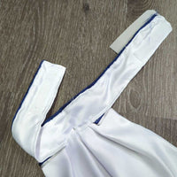Stock Tie, attached Velcro Collar, Bling Brooch *xc, v.mnr threads
